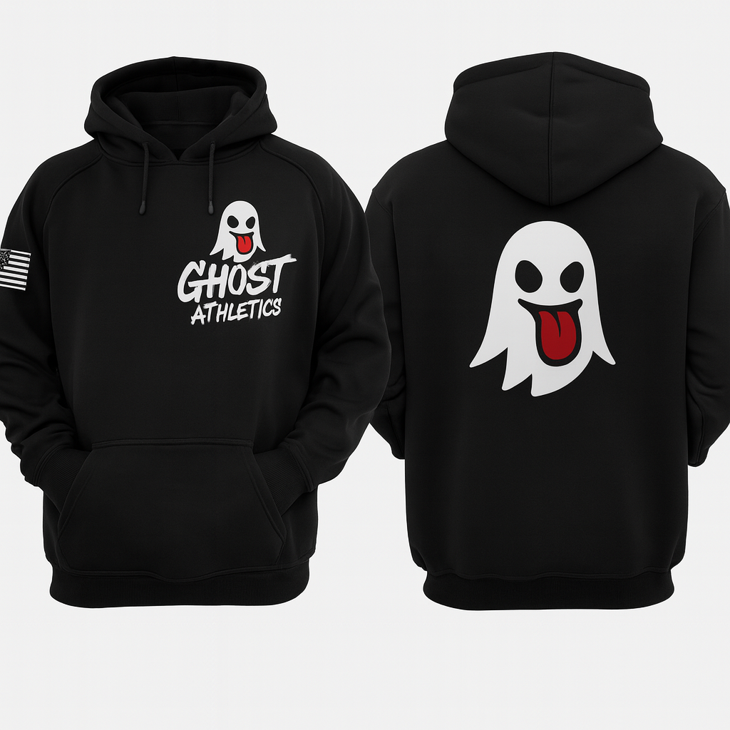 Ghost Athletics Hoodie — Signature Logo Edition