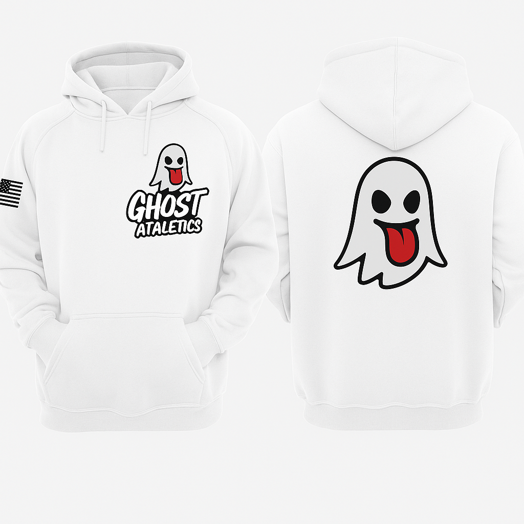 Ghost Athletics Hoodie — Signature Logo Edition